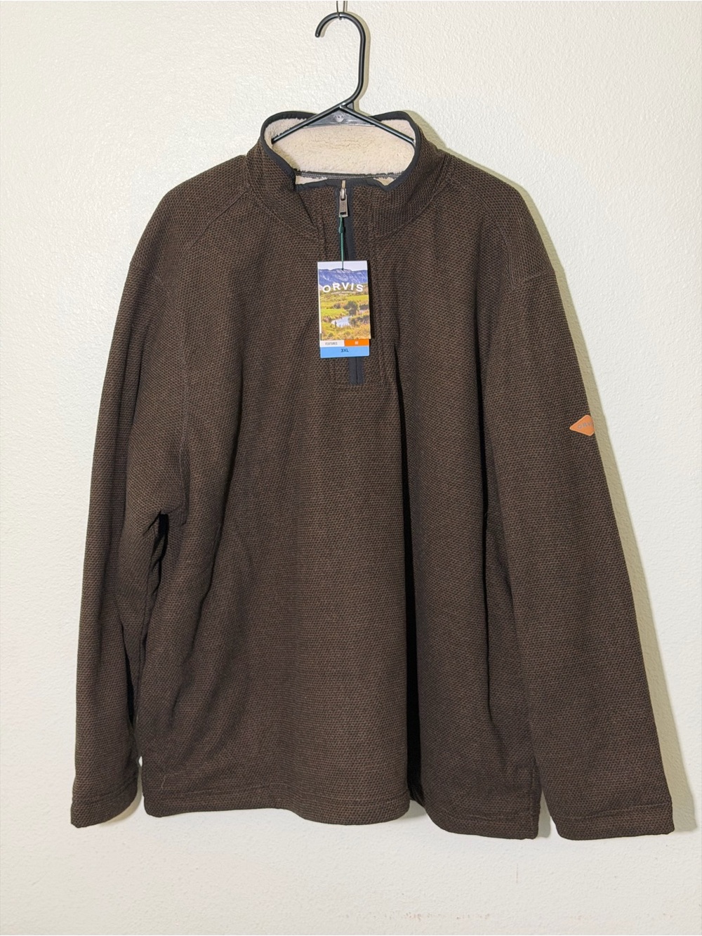 Orvis Quarter Zip Men’s 3XL NWT